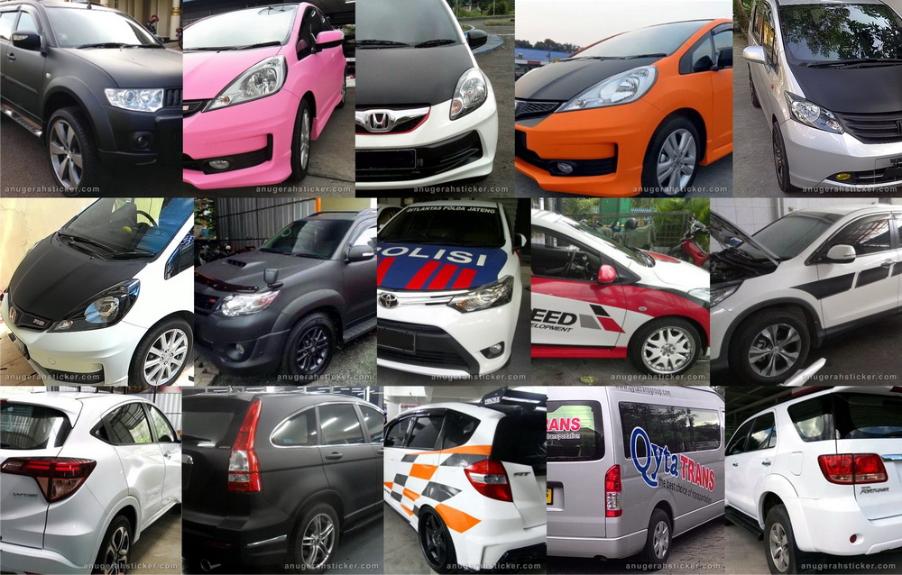 wrapping mobil  Pusat Bahan Stiker  Cutting Indonesia